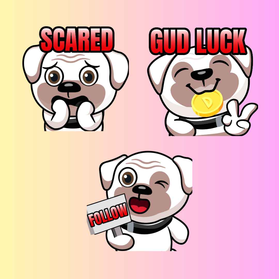 Custom Bulldog Twitch Emote Commissions