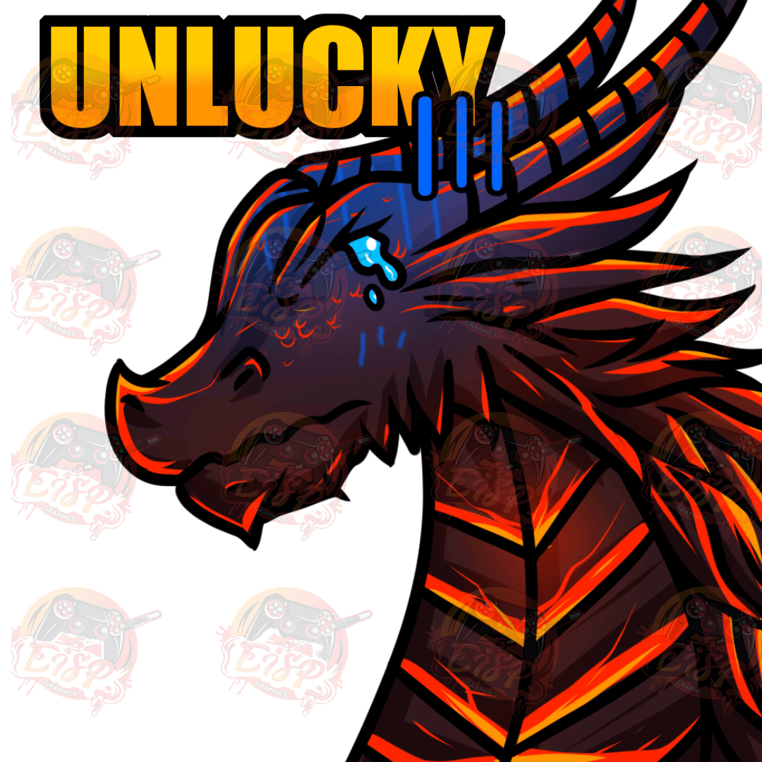 Unlucky Dragon -Twitch Emote