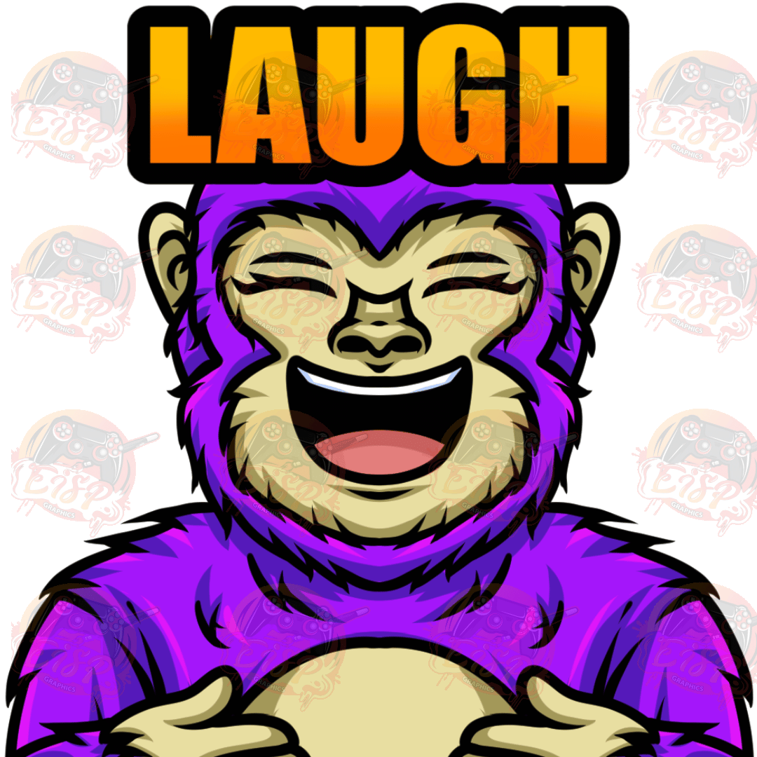 LAUGH Monk – Twitch Emote