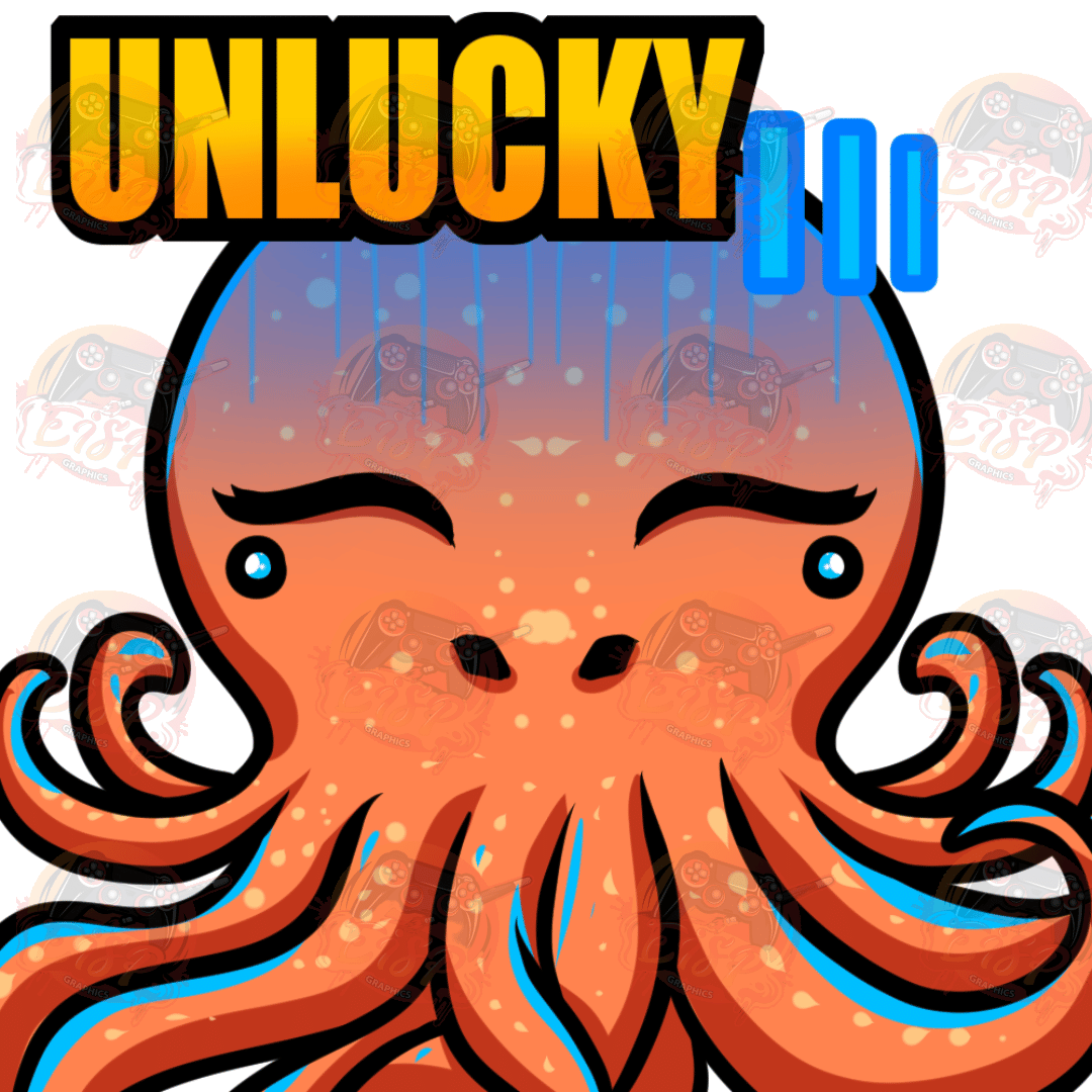 Unlucky Octopus – Twitch Emote