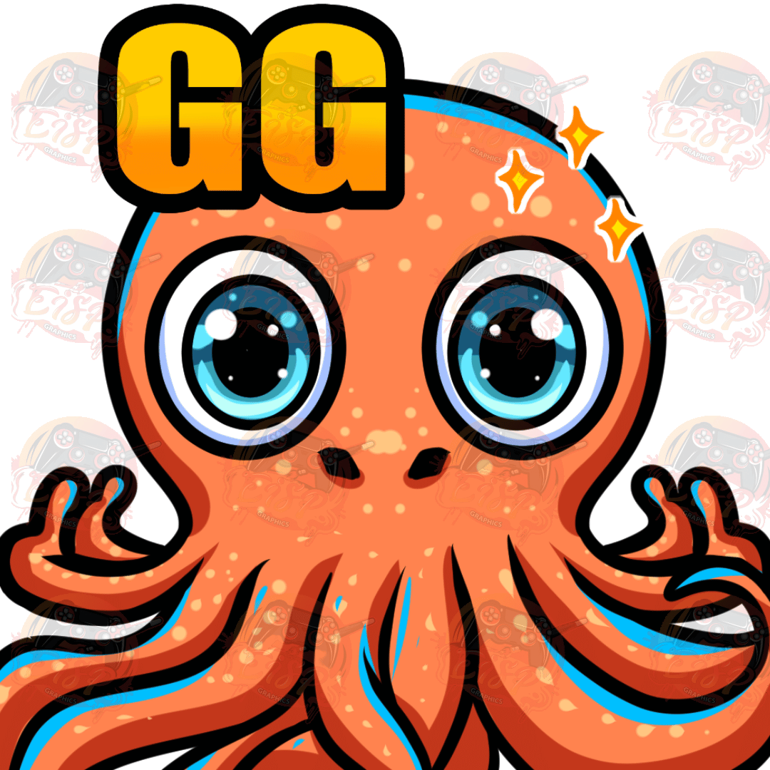 GG Octopus – Twitch Emote