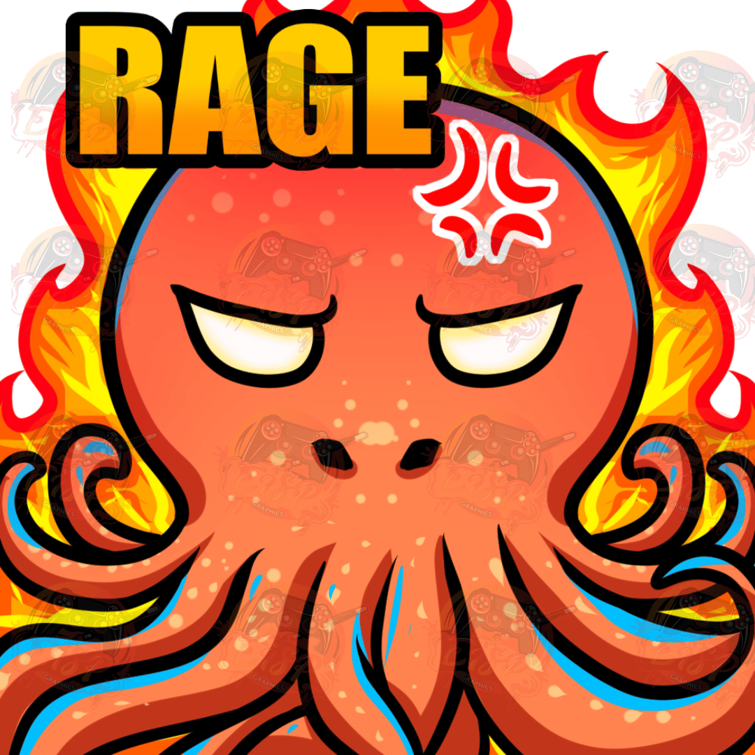 Rage Octopus – Twitch Emote