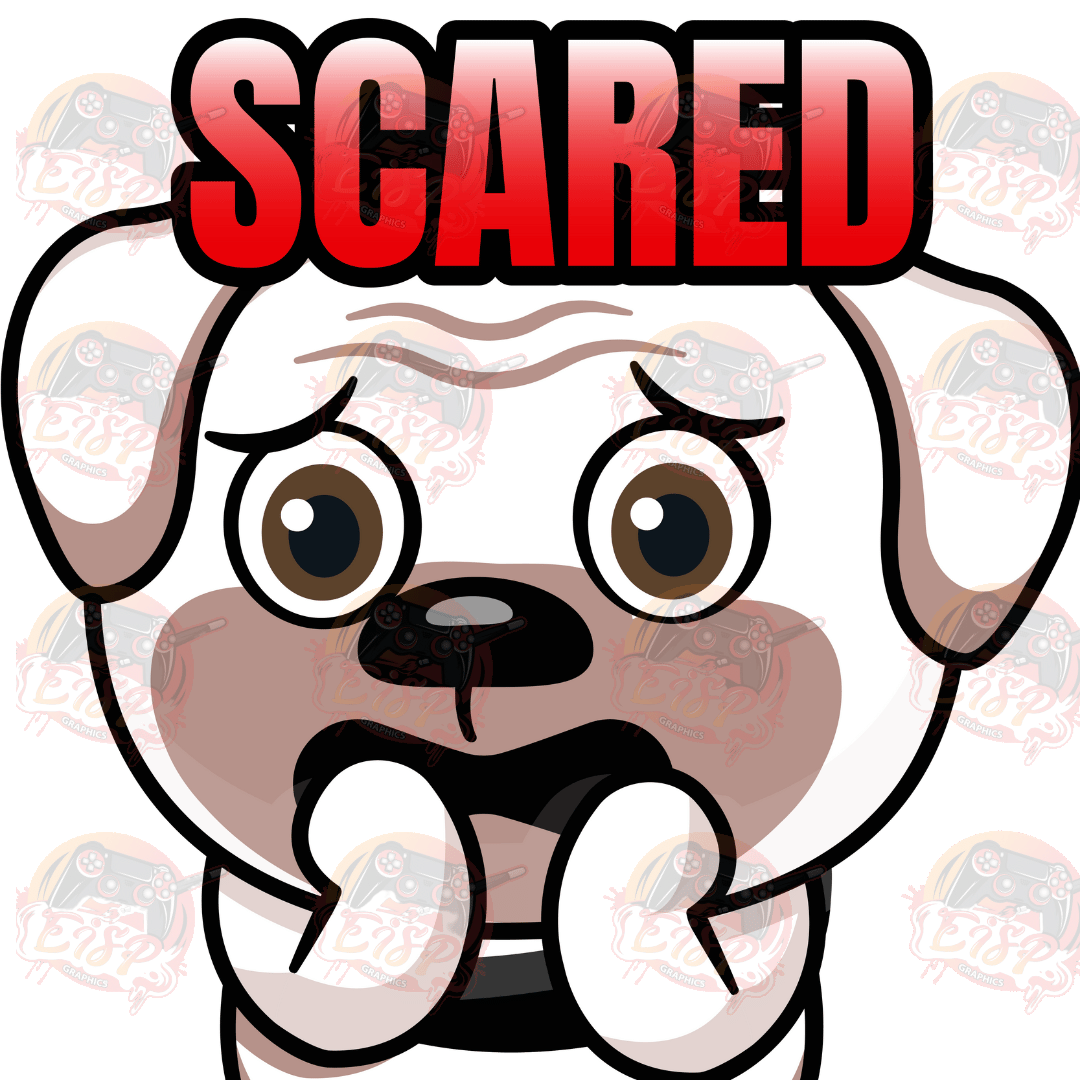 Scared dog – Twitch Emote