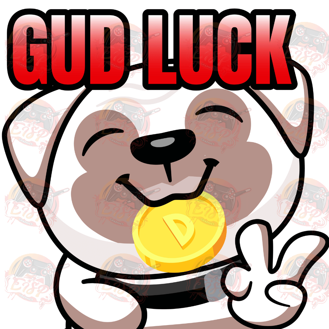 Good Luck dog Emote – Pack of 1