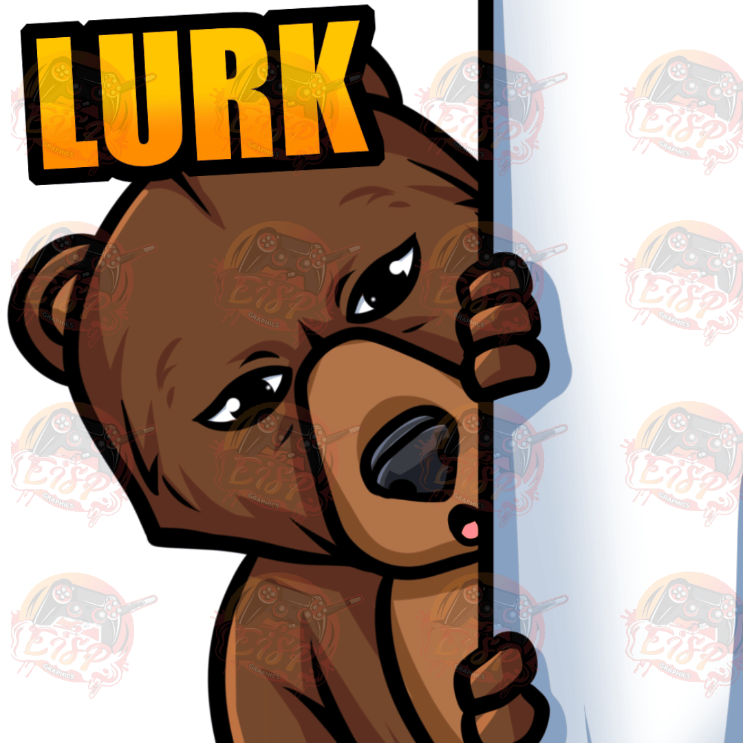 Lurk Bear – Twitch Emote