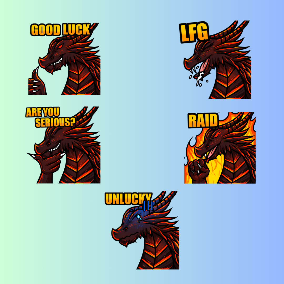 with eisp graphics explore our dragon emotes with versatility 