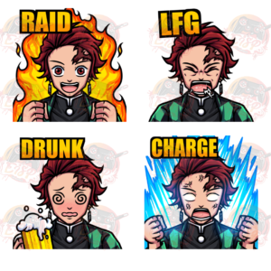 twitch emote commission tanjiro