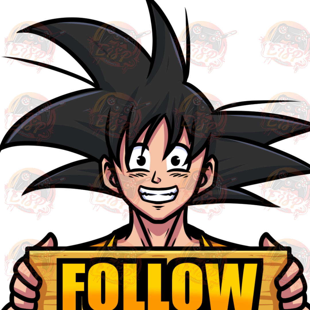 Goku Follow- Twitch Emote