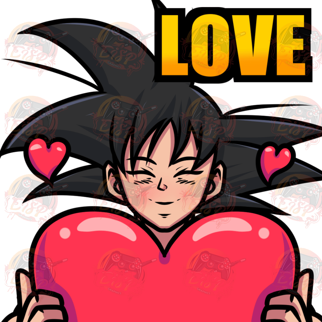 Goku Love – Twitch Emote