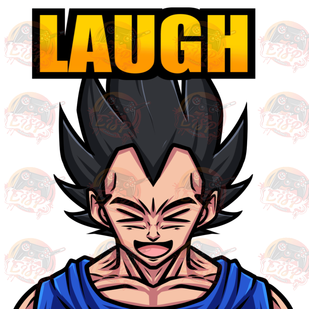 Vegeta Laugh- Twitch Emote