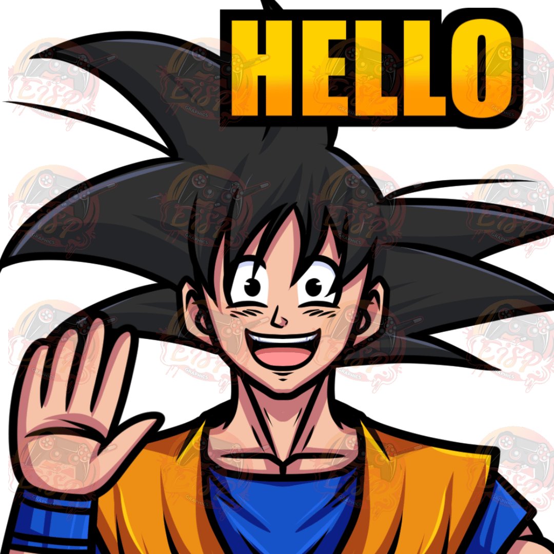 Goku Hello – Twitch Emote