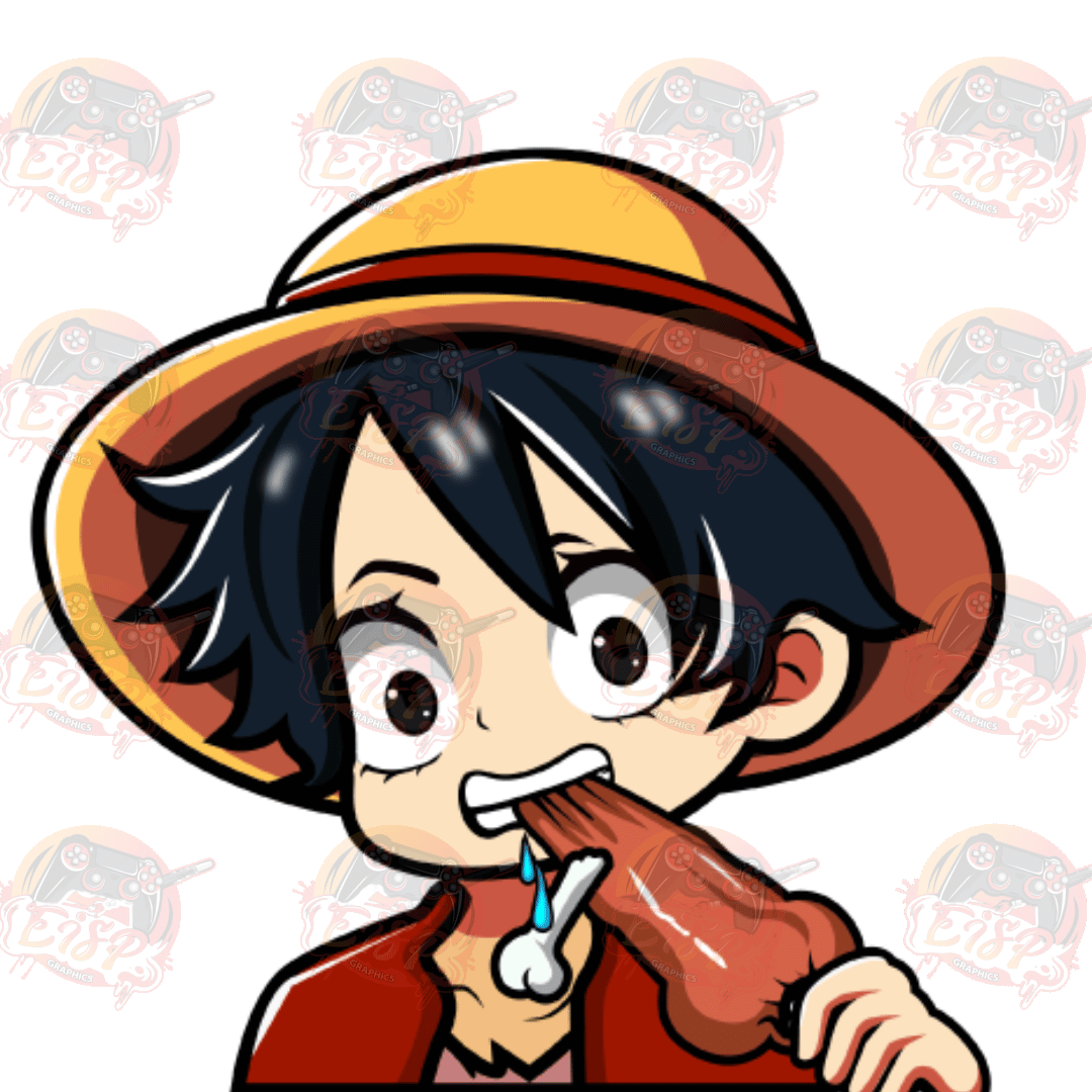 Luffy Eating Meat – Twitch Emote